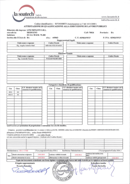 la soatech - LFM Impianti Srl