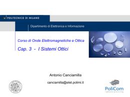 Slides sulle lenti - Home page docenti