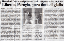 Libertas Perugia, - libertas baseball perugia