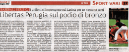 Libertas Perugia sul podio di bronzo