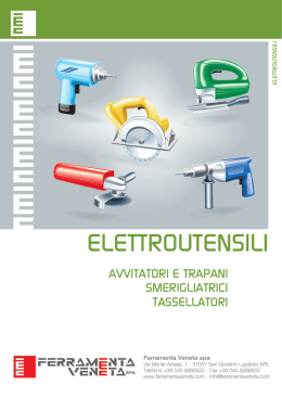 Utensili elettrici e pneumatici
