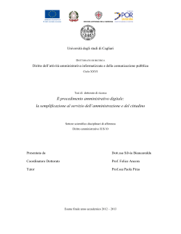 Tesi di ricerca - UniCA Eprints - Universit&agrave; degli studi di Cagliari.
