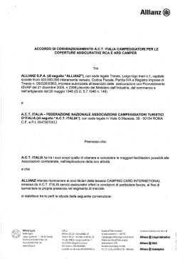 convenzione acti allianz lloyd adriatico