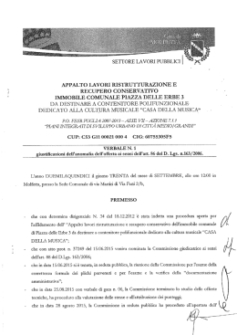 Scarica Allegato - Comune di Molfetta