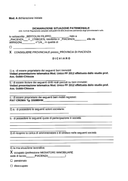 Documentazione - Provincia di Piacenza