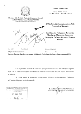 Taranto, l&igrave; 18/05/2011