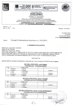 decreto proclamazione genitori rappresentanti e verbale