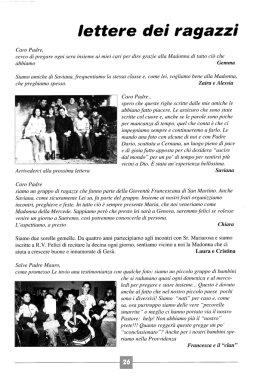 lettere dei ragazzi