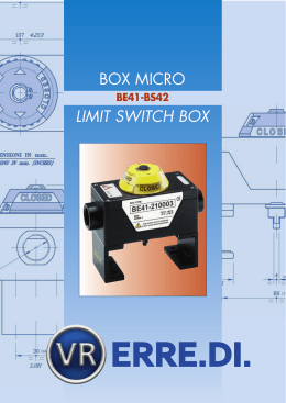 BOX MICRO LIMIT SWITCH BOX