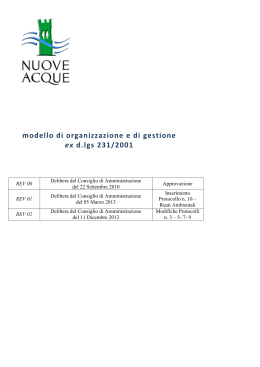Modello Organizzativo
