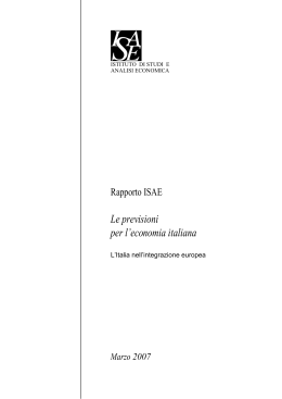rapporto ISAE 2007_1 (MARZO 2007).
