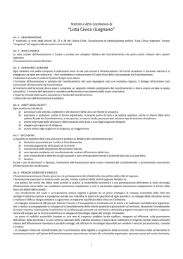 &ldquo;Lista Civica riLegnano&rdquo;