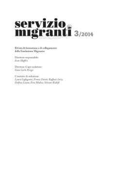 Servizio Migranti 3/14 - Chiesa Cattolica Italiana