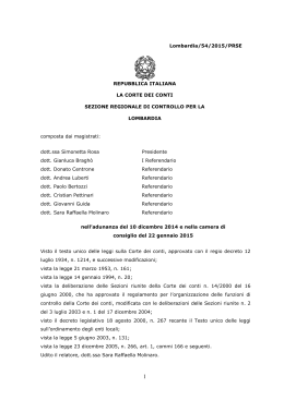 Lombardia/54/2015/PRSE REPUBBLICA ITALIANA