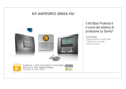 KIT ANTIFURTO SENZA FILI