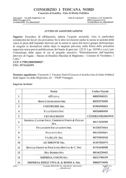 CONSORZIO 1 TOSCANA NORD