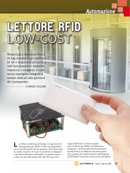 LETTORE RFID LOW-COST