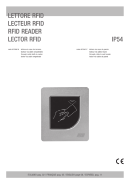 LETTORE RFID LECTEUR RFID RFID READER LECTOR RFID IP54