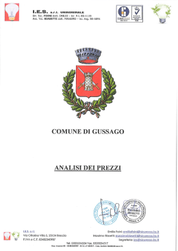 Page 1 @? .S. S.r.l. UNINOMINALE &ldquo; Dir. Tec. FOINI dott. EMILIO ﬁ