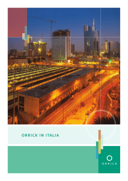 Orrick in Italia Brochure Italian - Orrick, Herrington & Sutcliffe LLP
