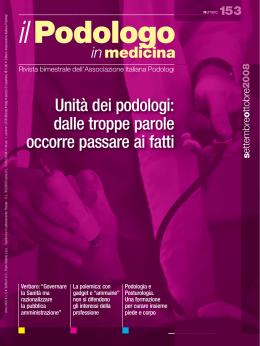 ilpodologo 153:ilpodologo 153 - Associazione Italiana Podologi