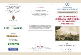 scarica programma in PDF - Associazione Orizzonti del Diritto