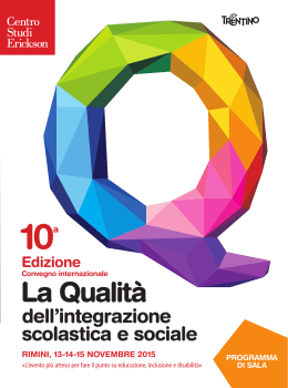 La Qualità - Centro di Documentazione per l`Integrazione