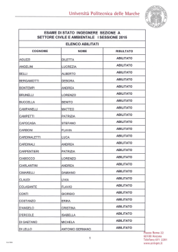 esame di stato ingegnere sezione a settore civile e ambientale i