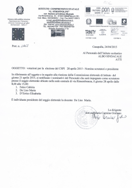 ISTITUTO COMPRENSIVO STATALE