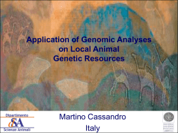 Genomic in livestock science