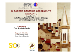 il cancro gastrico localmente avanzato