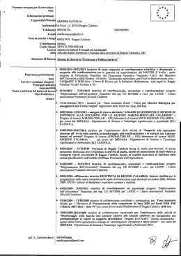Curriculum - Universit&agrave; degli Studi Mediterranea