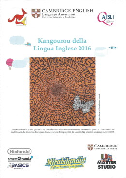 Kangourou della - Convitto Nazionale Canopoleno
