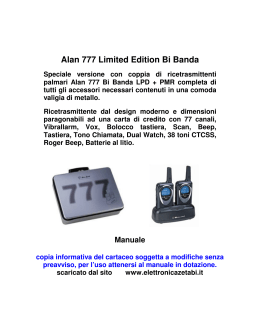 Manuale - Elettronica ZETABI
