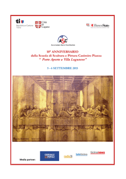 &ldquo; Porte Aperte a Villa Luganese&rdquo;