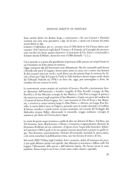 Antichi diritti di pastura, casate e proprietà laiche nel