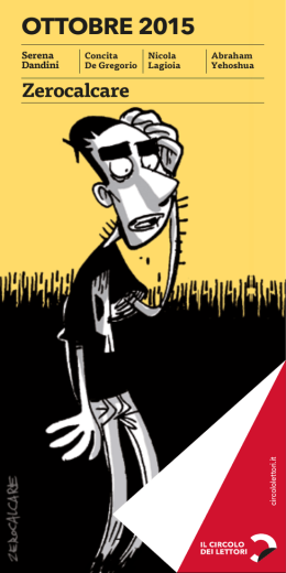 OTTOBRE 2015 - il Circolo dei lettori