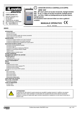 MANUALE OPERATIVO