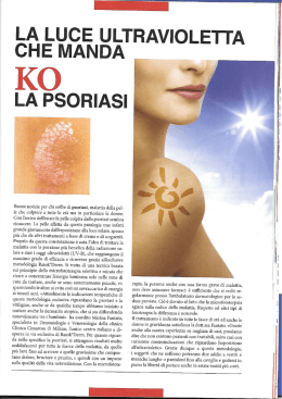 LA LUCE ULTRAVIOLETTA
