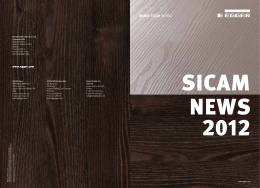 Leggete le SICAM News 2012 per scoprire tutti gli highlight