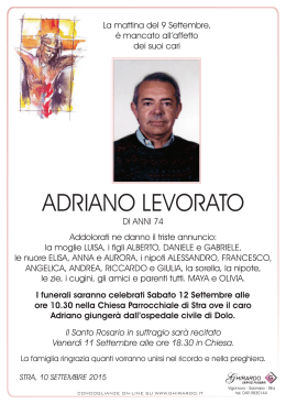 ADRIANO LEVORATO