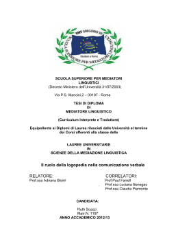 Il ruolo della logopedia nella comunicazione