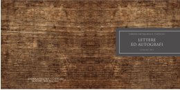 lettere ed autografi - International League of Antiquarian Booksellers