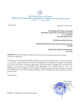 ordine dei dottoriagronomi e forestali diagrigento