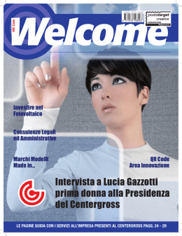 Intervista a Lucia Gazzotti prima donna alla Presidenza del