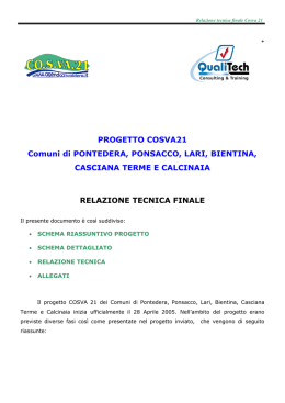 La relazione completa