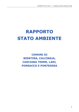 Il rapporto completo