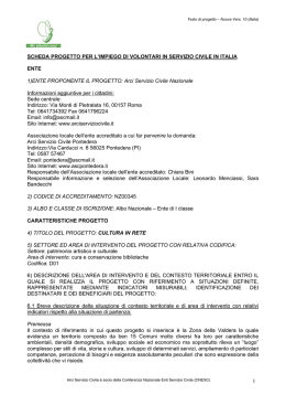 Scarica il testo in formato pdf - Stiamo cambiando il mondo