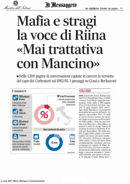 Leggi l`articolo su Il Messaggero