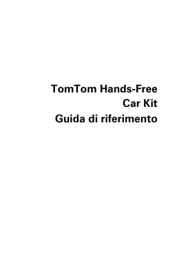 TomTom Hands-Free Car Kit